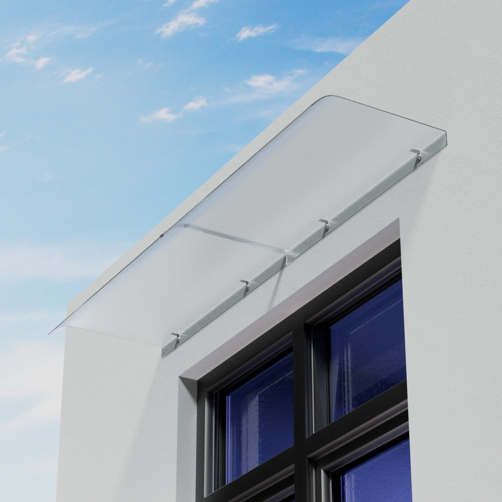 160cm Retractable Outdoor Canopy Awning – UV and Rain Protection for Patio, Door, or Window